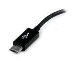 StarTech.com Câble adaptateur Micro USB vers USB Host OTG de 12cm - Mâle / Femelle - Noir