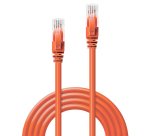 Lindy Câble réseau Orange Cat.6 U/UTP, 0.3m