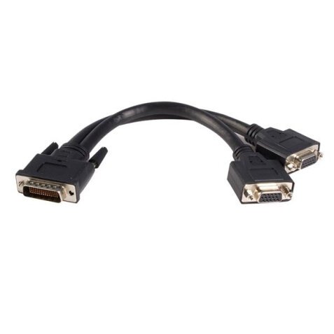 Cable de 0,2m de LFH59 DMS-59 a doble dual VGA - DMS59 Macho - 2x VGA Hembra