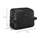 Philips 1000 series NA150/00 fryer Double 7 L Stand-alone 2450 W Hot air fryer Black