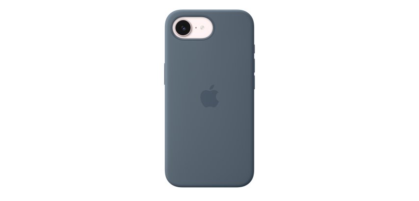 Apple Coque en silicone avec MagSafe pour iPhone 17e - Bleu maritime