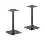 AISENS Soporte Universal De Suelo Para Altavoces, Negro