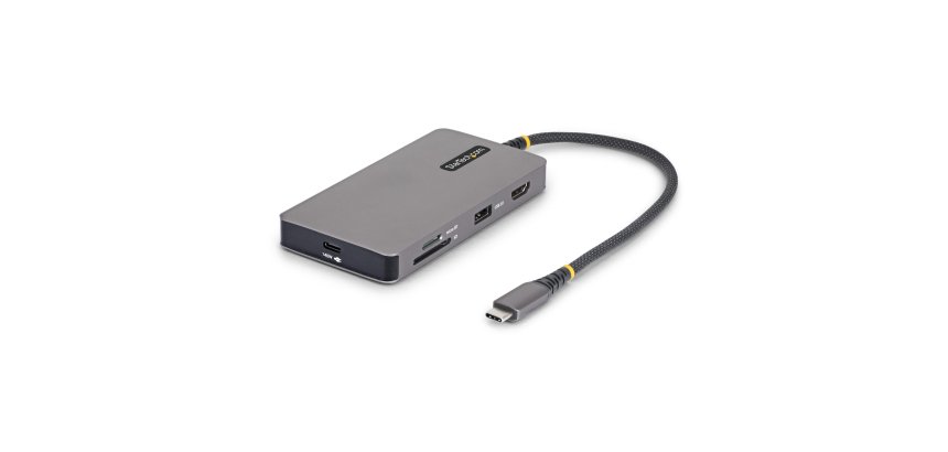 StarTech.com USB-C Multiport Adapter with 4K 60Hz HDMI, 140W Power Delivery, 10Gbps USB Hub, GbE, SD and MicroSD Slots, Plug-and-Play Mini Dock for Dell, HP, Lenovo PCs