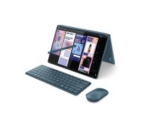 Lenovo Yoga Book 9 13IMU9 Intel Core Ultra 7 155U Hybrid (2-in-1) 33.8 cm (13.3") Touchscreen 2.8K 32 GB LPDDR5x-SDRAM 1 TB SSD Wi-Fi 6E (802.11ax) Windows 11 Home Italian Teal