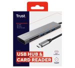 Trust Halyx USB 3.2 Gen 1 (3.1 Gen 1) Type-C 104 Mbit/s Aluminium