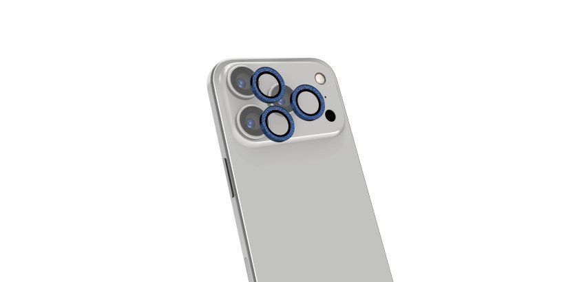 Celly COLGLICAM1151BL protezione per lo schermo e il retro dei telefoni cellulari Protezione per obiettivo della fotocamera Apple 3 pz