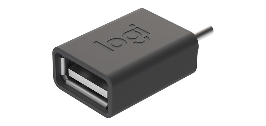 Logitech 956-000005 changeur de genre de câble USB C USB A Graphite