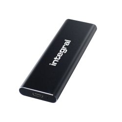 Integral INSSD2TPORT3.2SLIMX lecteur à circuits intégrés externe Technologie Thunderbolt 2 To USB Type-C 3.2 Gen 2 (3.1 Gen 2) Noir