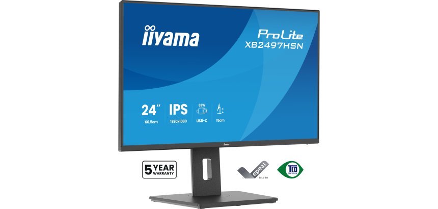 iiyama ProLite XB2497HSN-B1 PC Flat Screen 60.5 cm (23.8") 1920 x 1080 pixels Full HD LED Black