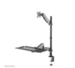Neomounts DS90-325BL1 Station de travail assis-debout pour bureau 17-32" - ressort à gaz