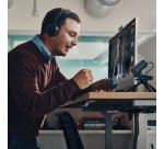 HP Poly Micro-casque Poly Voyager Focus 2 USB-C-C certifié Microsoft Teams + adaptateur USB-C/A