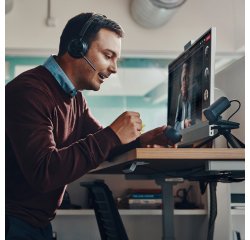 HP Poly Micro-casque Poly Voyager Focus 2 USB-C-C + adaptateur USB-C/A