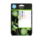 HP 953 Pack de 4 cartouches d'encre Noir/Cyan/Magenta/Jaune authentiques