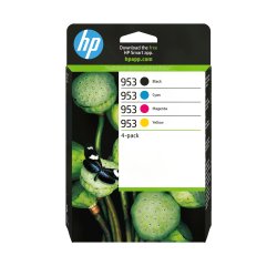 HP 953 Pack de 4 cartouches d'encre Noir/Cyan/Magenta/Jaune authentiques
