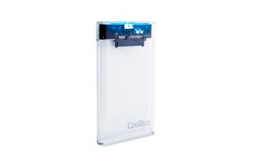 CoolBox CAJA/CARCASA HDD/SSD 2.5" SLIMCHASE SCT-2533 USB3.2 GEN1 TRANSPARENTE