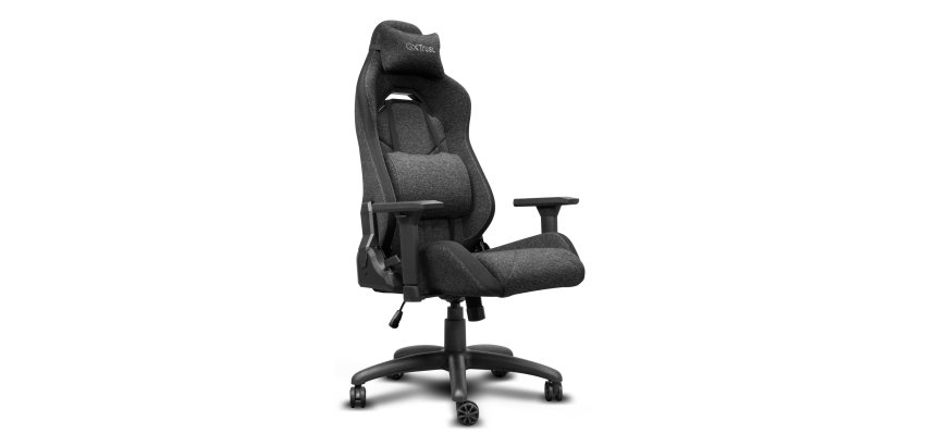 Trust GXT 723 Sedia per gaming universale Seduta imbottita Grigio