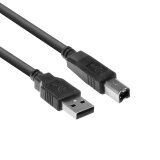 ACT USB 2.0 A male - USB B male 0,50 m