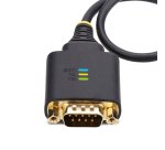 StarTech.com Cavo Adattatore USB a Seriale da 30 cm, Convertitore da USB-A a DB9 RS232 COM Retention con Dadi e Viti Intercambiabili, FTDI IC/ESD, Win/macOS/Linux