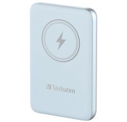 Verbatim Charge 'n' Go Magnetic Wireless Power Bank 10000mAh Blue