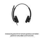 HP Poly Mission 425 Stereo USB Wired Headset Classic (Bulk)