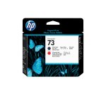HP 73 tête d'impression DesignJet noir mat et rouge chromatique