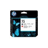 HP 73 tête d'impression DesignJet noir mat et rouge chromatique