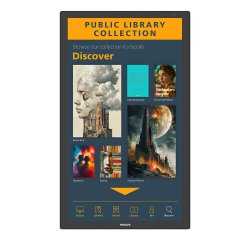 Philips 3000 series 43BDL3751T/00 Signage Display Interactive flat panel 108 cm (42.5") LCD Wi-Fi 450 cd/m² 4K Ultra HD Black Touchscreen Built-in processor Android