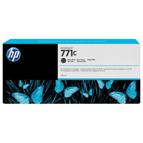 HP 771C cartouche d'encre DesignJet noir mat, 775 ml