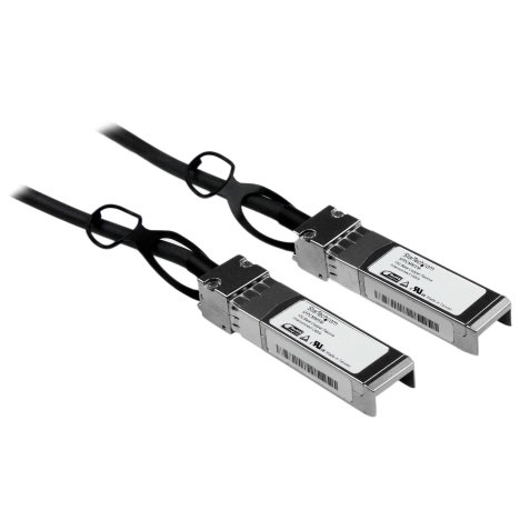 StarTech.com Cable de 1m Twinax Direct Attach SFP+ a SFP+ - 10G Compatible con Cisco SFP-H10GB-CU1M - DAC de Cobre SFP+ 10GbE - DAC Pasivo de Bajo Poder 10Gbps Firepower ASR920 ASR9000