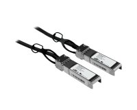 StarTech.com Cable de 2m Twinax Direct Attach SFP+ a SFP+ - 10G Compatible con Cisco SFP-H10GB-CU2M - DAC de Cobre SFP+ 10GbE - DAC Pasivo de Bajo Poder 10Gbps Firepower ASR920 ASR9000