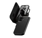 PanzerGlass CARE™ by ® Tango 2-in-1 Wallet Case w. MagSafe iPhone 17 protective phone case Black Cover