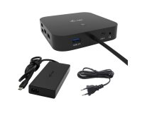 i-tec USB-C HDMI Dual DP Docking Station with Power Delivery 100 W + Universal Charger 100 W