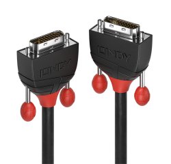 Lindy 36254 cable DVI 5 m DVI-D Negro