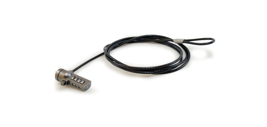 Conceptronic CNBCOMLOCK18 cavo di sicurezza Nero 1,8 m
