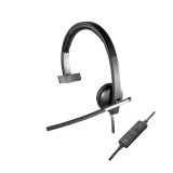 Logitech 981-000514 écouteur/casque Avec fil Arceau Bureau/Centre d'appels USB Type-A Noir, Argent