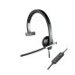 Logitech H650e Headset Bedraad Hoofdband Kantoor/callcenter USB Type-A Zwart, Zilver