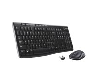 Logitech Teclado QWERTY US en Inglés (EEUU) + Ratón LGT-MK270