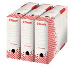 Boîte archives esselte speedbox carton recyclable 350x250mm fond automatique dos 100mm