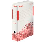 Boîte archives esselte speedbox carton recyclable 350x250mm fond automatique dos 100mm