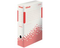 Boîte archives esselte speedbox carton recyclable 350x250mm fond automatique dos 100mm