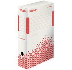 Boîte archives esselte speedbox carton recyclable 350x250mm fond automatique dos 100mm