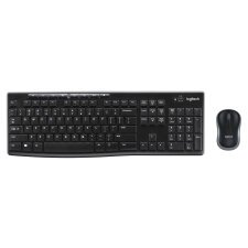 Logitech Wireless Combo MK270 teclado Ratón incluido USB QWERTY en Inglés Negro