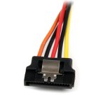 StarTech.com Cable 0,15m Adaptador Bifurcador Divisor Splitter Alimentación SATA Latching Cierre Pestillo - 2x Hembra