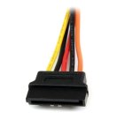 StarTech.com Cable 0,15m Adaptador Bifurcador Divisor Splitter Alimentación SATA Latching Cierre Pestillo - 2x Hembra