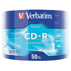 Verbatim CD-R Extra Protection 700 Mo 52x 50 pièce(s)