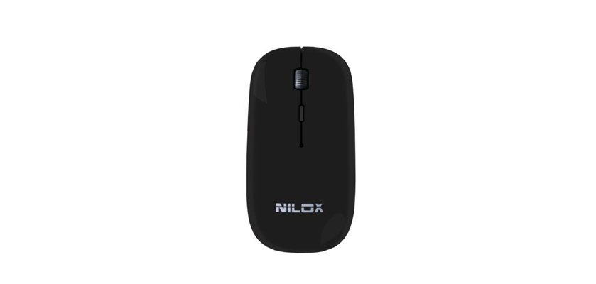 Nilox MW30 Black mouse Office Ambidextrous RF Wireless Optical 1600 DPI