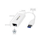 StarTech.com USB 3.0 to Gigabit Ethernet Network Adapter, 10/100/1000 Mbps, USB to RJ45, USB 3.0 to LAN Adapter, USB 3.0 Ethernet Adapter (GbE), TAA Complaint