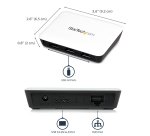 StarTech.com USB 3.0 to Gigabit Ethernet NIC Network Adapter with 3 Port Hub - White