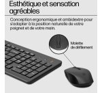 HP 330 Wireless Mouse and Keyboard Combination clavier Souris incluse Universel RF sans fil AZERTY Belge Noir