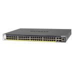 NETGEAR GSM4352PB Géré L2/L3/L4 Gigabit Ethernet (10/100/1000) Connexion Ethernet, supportant l'alimentation via ce port (PoE) 1U Noir